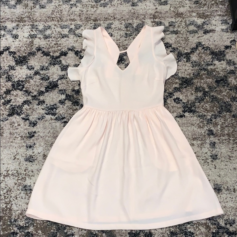 Light Pink FRNCH Dress Size Small